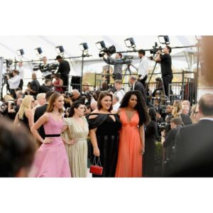 Sydelle Noel Instagram - Some great moments captured with @blackpanther @glownetflix and @cw_crazyxgf cast! @sagawards 
#BlackPanther #GLOW #CrazyExGirlfriend