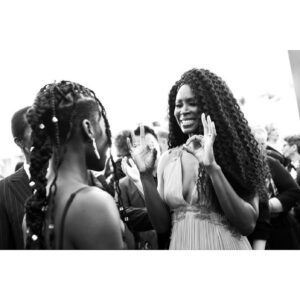 Sydelle Noel Instagram - Some great moments captured with @blackpanther @glownetflix and @cw_crazyxgf cast! @sagawards 
#BlackPanther #GLOW #CrazyExGirlfriend
