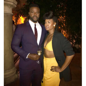 Sydelle Noel Instagram - #FB to me and my boy @winstoncduke #TheDuke at different events...always coming correct.  #Mbaku #DoraMilaje #WakandaForever #WinstonDuke 🇹🇹 #SydelleNoel 🇬🇩