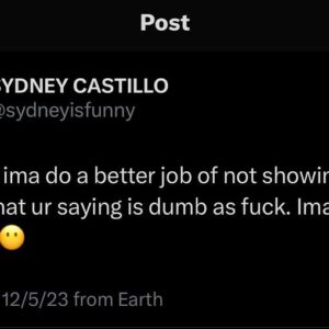 Sydney Castillo Instagram - 😵‍💫😵‍💫😵‍💫😵‍💫 ok ima get back to work.
