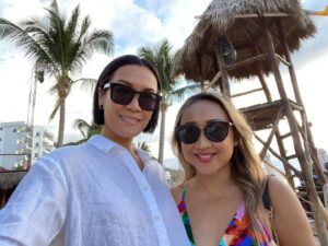 Sydney Viengluang Instagram - Hope we made your milestone birthday celebration this past weekend wonderful and memorable @rohndizzle ! Grateful for your 20  years of friendship, laughter, and all the memories we’ve made together and hopefully will continue to make in this next chapter of your life! I’m so glad you’re on the west coast now. Love you bestie! Diamonds are forever 💎💎❤️❤️

#puertovallarta #mexico #birthday #diamonds