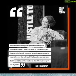 T.D. Jakes Instagram - Emmy award-winning actress and entrepreneur Tabitha Brown (@iamtabithabrown) reminded us at #GoodSoilForum24, 'We all have the energy and power to change the atmosphere, every person in here.' 🌟 

#Motivational #DailyMotivation #Quotes ##GoodSoilForum #GoodSoilForum2025 #GoodSoilForum25 #HustleToHarvest #Entrepreneurship #Business #Dallas #Texas #BusinessConferences #SummerEvents