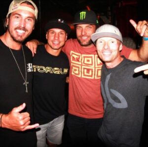T.J. Lavin Instagram - Some of the many good times my BMX brothers and I have had.. Miss you Dave . ♥️ @fuzzyhall @bowie82 @davemirralegacy @dave_mirra_tribute