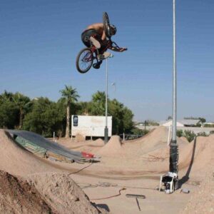 T.J. Lavin Instagram - I never knew to call it fold and hold but that’s what I tried to do. Haha #bmx #bmxfamily #shoulderbleed