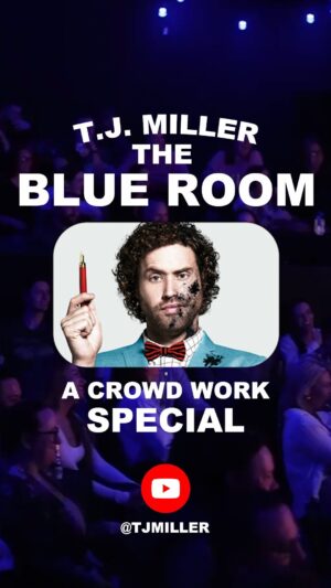 T.J. Miller Instagram - These are the moments that could only happen in Springfield Missouri. 

𝐅𝐔𝐋𝐋 𝐂𝐑𝐎𝐖𝐃 𝐖𝐎𝐑𝐊 𝐒𝐏𝐄𝐂𝐈𝐀𝐋 
(100% Improvised) streaming on my YouTube Channel NOW. (@tjmiller)

#springfield #crowdwork #tjmiller