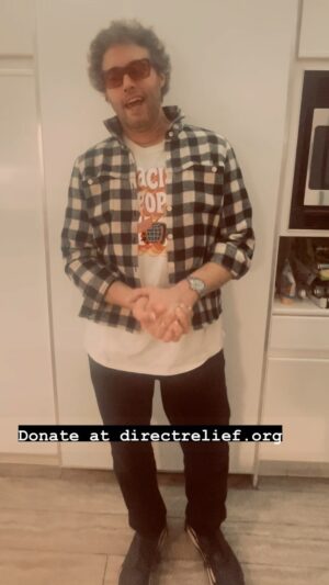 T.J. Miller Instagram - Take a moment to give a moment to donate $4 to directrelief.org for the Hawaii Maui fires.  It takes so little.  And thanksgiving is the day to do it. 
I love you all.  Except Danica. 

❤️🇺🇸🦃🌺