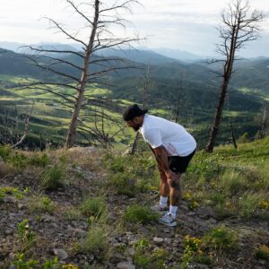 TJ Dillashaw Instagram - Crushing hills in Montana for leg day. #FuelYourAdventure with @wildsocietynutrition. That Citrus Punch smacks. Most refreshing protein there is.