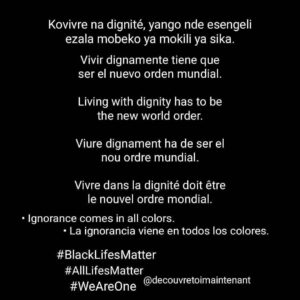 Tabita Best Instagram - #decouvretoi  #congo #africa #afrique #europe #north america #southamerica #asia #antartica #australia 
We can do better.

#blacklivesmatter 
#alllivesmatter 
#weareone