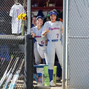 Tabitha Soren Instagram - I'm back @PomonaCollege today watching Dixie's college softball team play and retire her jersey number, 54. 🌻 I'm so grateful to the team, the coaches and the school for thinking of Dixie in all the different ways that they have - especially the sunflowers. This would be her senior season and I know she'd be playing her heart out.  I suspect I'll be crying my eyes out much of today.⁠
⁠
I received a moving email recently from a @Cal_Nuggets teammate of Dixie’s named Sophia. She is now on Willamette's softball team and she was on her way play the Pomona/Pitzer Sagehens. ⁠
⁠
"Dixie and I talked about everything from our stresses over calculus to our relationships (the love she had for Ross (which was incredible, I could tell even back then), and ultimately about our dreams to play softball in college. We became Nuggets throwing partners and went through every pre-game warm up together, chatting about life or giving each other softball-related support when we needed it. One of my favorite things about Dixie was that even on a softball field as we warmed up for a game, we could have intense conversations about politics -- she was so passionate and outspoken, and at the time I was much more unsure of myself and my opinions. I have always looked up to her for those qualities she so boldly exhibited. ⁠
⁠
Our team is filling our locker room with sunflowers this week, wearing either sunflowers or yellow ribbons in our hair, and I will be bringing a picture of her to keep in my locker. I am also meeting with Pomona Pitzer Coach JoAnne before we play to share memories of Dixie and to see her jersey in person."⁠ 

#gratefulforthekindnessintheworld
#actofremembrance 
⁠