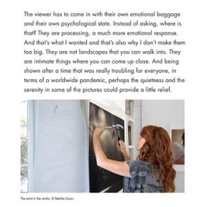 Tabitha Soren Instagram - What I got for Valentine’s Day this year 💝.
.
@katydonoghuehw @whitewall.art @laneycontemporary @jacksonfineart #relief #surfacetension #motherload #running @nyuniversity 

In studio photos by Hannah Hughes @squannah ⚡️
Portrait by @lauraplageman 💪