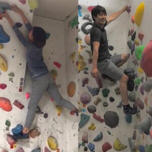 Taichi Masu Instagram - 📺
大会期間中は、
久々のコンビなどもあったりしました。

#今から４年前
#新競技を身体で学ぼうと
#練習していた頃が懐かしいです
#🧗‍♂️
#翌朝はそろって全身筋肉痛生放送

‥ちなみに３枚目は、
会場付近で偶然見かけたオブジェ。

#殻の形状からして多分アサリ
#腰かけはしませんでしたが
#なんだかホッとしました