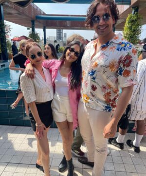 Taj Atwal Instagram - Apple TV x BAFTA brunch in the sunshine with my loves 💕🌸🩷