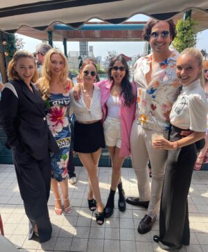 Taj Atwal Instagram - Apple TV x BAFTA brunch in the sunshine with my loves 💕🌸🩷