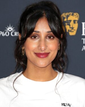 Taj Atwal Instagram - My face at BAFTA nominees party featuring dry shampoo and a spot. #BAFTATVAwards