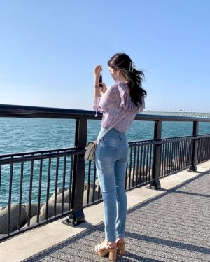 Takei Sara Instagram - 風つよかったです。