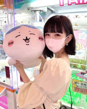 Takei Sara Instagram - ハチワレちゃんGET！！