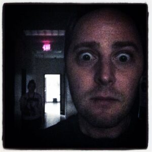Taliesin Jaffe Instagram - Late night at Funimation and we're the last to leave...