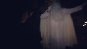 Taliesin Jaffe Instagram - Krampus leaving church on a steam powered bike with St. Nicholas in tow. Good night.