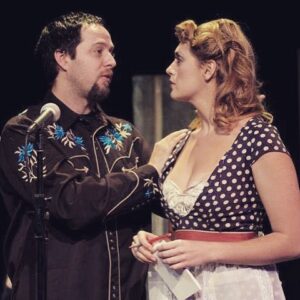 Taliesin Jaffe Instagram - @carholecrafts reminded me that I miss the theater. With the fabulously talented @misskaytlin. 