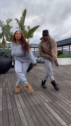 Tallie Brinson Instagram - 🤌🏾This choreo was fuego🔥 @zoebaptistee @cerise_x3 #coupledance #lovhpy #thebrinsons ❤️