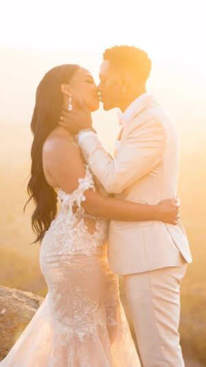 Tallie Brinson Instagram - Happy 1 year anniversary Mr Brinson, I love you more than… you know😘💍

📸 @aneeatelier , the BESTEST of the best, I find a new pic I’ve never seen everytime I go through our album🤣