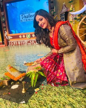 Tamanna Vyas Instagram - Happy Ending to Happy Raja Days 🌸🌸 

Saree - @itihaa_wovendreams 

#raja #rajafestival #rajasundari2024 #sidtharthtv #raja2024 #odiaculture #festival #odisha
