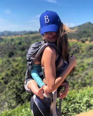 Tamara Duarte Instagram - Hiking 10k with not so little 25lbs Maverick snuggled up sleeping on my back, 4 wonderful women by my side and my loyal Mosa leading the way. I truly adore hiking for a multitude of reasons. In the mist of the climb are anxieties, constant inner chatter, and fogginess. It’s an inward stuck feeling .... But with every step my heart melts into the ground and thoughts move along with it. Then there it is ... that moment. Where Mother Earth seduces all the senses. Pushing forward through her scorching sun while she offers breaks of light breezes. The stillness love and wonder this mother offers is overwhelming. gratitude fills my heart and peace fills my mind. Thank you.
