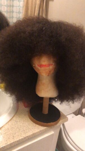 Tamberla Perry Instagram - Ok y'all told me to have my wigs ready So that when the natural hair disaster happens, I'm always ready. I listened. 
Check out how the @lehosthair products showed out once again!!!
All products available @walmart and walmart.com 

#wiglife #wigs #lehosthair #protectivestyles #reelsinstagram #naturalhair #naturalhairjourney #heatfreehair