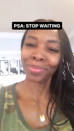 Tamberla Perry Instagram - WE GET THIS ONE LIFE...DO THE DAMN THING Y'ALL!

What's thats thing you've been threatening to do for a very long time? Let's talk about it. I want to encourage you.
!  STOP WAITING!

#stopwaiting #dontwait #justdoit #encourager #reelsinstagram #psa #motivation #gems