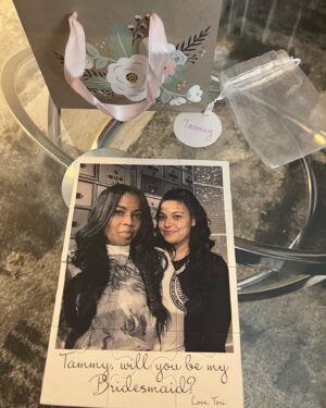 Tammy Jackson Instagram - Yes hunty YAS! I would be honored to be apart of your special day! This is going to be so much fun!!! Im super excited and I can’t wait to see my beautiful cousin @tori_1oh1 walk down that aisle ❤️ Let’s get this planning going! #Wifey #BrideToBe #WeddingBells