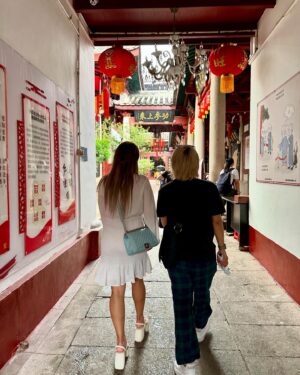 Tan Jian Hao Instagram - Made it to Chaozhou, China, to honor my ancestors. Meeting family and uncovering our history has been an enchanting experience. My grandad’s childhood home, Chong Family House, now a historical site, was incredible to see. 
I also visited my grandma’s childhood home. She always told us stories about Chaozhou but visiting her birthplace, being at the very spot she took her first steps, where she grew up and learning about her favorite lycee tree made my heart feel really heavy. I wish she were here to share these stories herself, but her presence will forever remain larger than life. ❤️