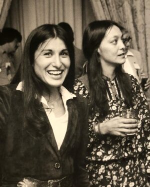 Tania Larsson Instagram - It’s been 9 years since my Mom passed away. Yesterday on the date of her passing I went through old pictures of her and found this Iconic image of my Mom and Tantoo Cardinal before I was even born. So I had to post the picture I took with Tantoo during Indigenous Fashion Week Toronto 2018. My mom and I would have been around the same age in those pictures.

She was so beautiful, kind and so strong. I miss her always but especially this year while dealing and actively healing from burn out I really wish she could be here with me ❤️

#shirleyfirth