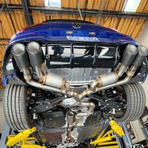Tanner Foust Instagram - Just a reminder that my @magnaflow on the Mark8 golfR is still Nasty 😍. NEO series
Featuring
1. NDT (no drone technology) resonators.
2. V-band clamps
3. 100% oem valve compatible
4. Stainless steel construction
@vw @volkswagen_r