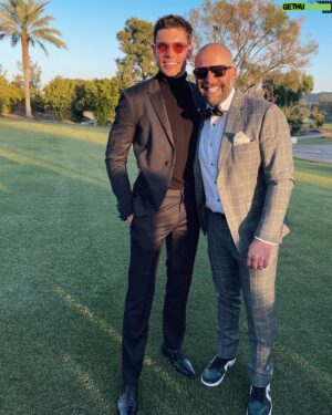 Tanner Novlan Instagram - Love in the desert. Congrats @trini1million & @marymillermethod