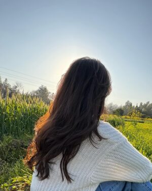 Tanvi Dogra Instagram - Feeling the fields of Sarson ! 
The DDLJ love ❤️😍
.
.
.
#punjab #punjabdekhet #mustardfields #sarson