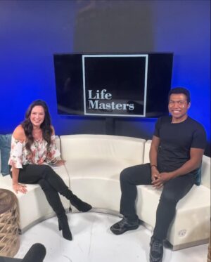 Tanya Memme Instagram - What a fantastic day today! I had the honor of interviewing @kuteblackson today on my Life Masters Podcast!  If you don’t know who this incredible man is… please follow him on social media and listen to his message, his gift and his calling.  He is pure love and life!  His has an extraordinary gift of helping people live a better life with love.  This episode will be out in 2-3 weeks and I’ll make sure to keep you all posted!  Thank you @kuteblackson