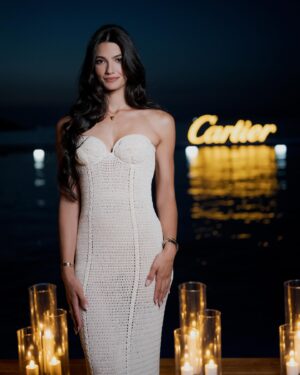 Tara Emad Instagram - Celebrating @cartier ‘s stunning boutique opening in Bodrum last week with people I love♥️

Glammed by @kiwarkis 
Styled by @cedrichaddad #styledbyced
📷 @pierre__mouton
Mgmt @mad_solutions