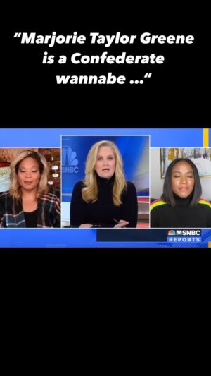 Tara Setmayer Instagram - A “national divorce” is code for civil war. Period. 
Marjorie Taylor Greene is dangerously insane.