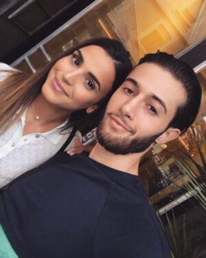 Tarek Benattia Instagram - Ma richesse c’est toi ❤️ ! 👑 @cameliiab