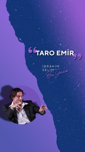 Taro Emir Tekin Instagram - Ibrahim Selim ile Bu Gece'de sizlerleyim!🌹