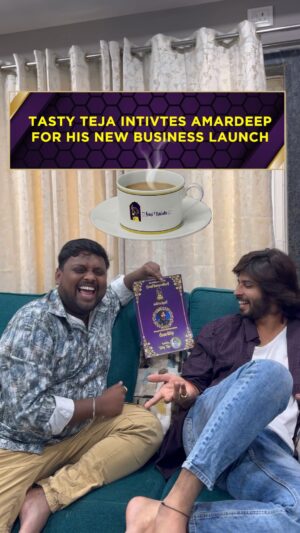 Tasty Teja Instagram - Thanks @amardeep_chowdary garu! 🫶🏽
Mari meru andaru kuda vacheyandi! 
April 6th Uppal! 6PM🔥.
.
.
.
.

#iraninawabs #iranichai #tastyteja #amardeepchowdary