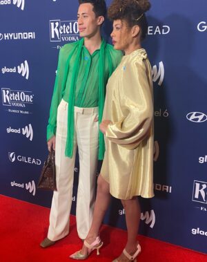 Tawny Cypress Instagram - lewks from the #glaadawards in NYC last night :)

my outfit is last-second @fendi cuz i woke up yesterday morning hating my original choice. shoutout to michele at fendi in the short hills mall for upselling me on high heels after i told her i was gonna wear combat boots. in fairness, those heels were super-comfy.

hair: @cheryltbergamyhair 
makeup: @billieegene 
date: @dextercypress