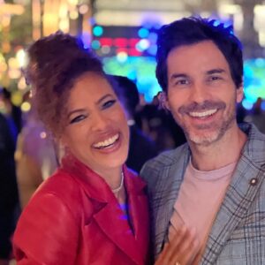 Tawny Cypress Instagram - calling all Heroes fans!! look at the hunk i bumped into the other night! draw my future in charcoal, baby. @santiagoc 

#heroesseasonone #savethecheerleadersavetheworld 
#thismankilledme