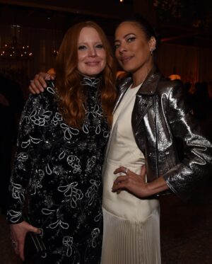 Tawny Cypress Instagram - it’s giving…. horror xtravaganza 🧟‍♀️🐝
pics from yellowjackets season 2 premiere and afterparty :)) episode one streaming now on @showtime 

thank you to my incredible team, as always 💕
hair: @richardnormangrant 
makeup: @shadaraholmes.mua 
stylist: @kevinmichaelericson 
wearing: @brandonmaxwell
