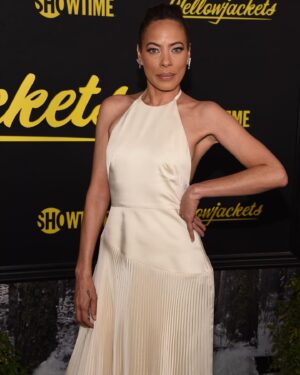 Tawny Cypress Instagram - it’s giving…. horror xtravaganza 🧟‍♀️🐝
pics from yellowjackets season 2 premiere and afterparty :)) episode one streaming now on @showtime 

thank you to my incredible team, as always 💕
hair: @richardnormangrant 
makeup: @shadaraholmes.mua 
stylist: @kevinmichaelericson 
wearing: @brandonmaxwell