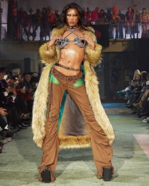 Tayce Instagram - opening for @windowsen was a fever dream come to life! and I loved every second. merci for having me 🖤 #pfw