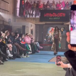 Tayce Instagram - opening for @windowsen was a fever dream come to life! and I loved every second. merci for having me 🖤 #pfw