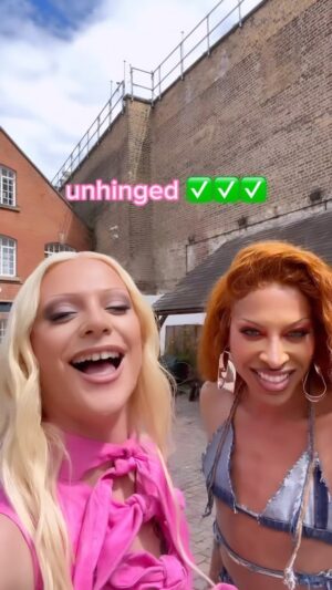 Tayce Instagram - nother day another daily reminder, this time brought to you in association with this baddie @itstayce 💗 so good to be back on set with my gworl 🥹✨

Had so much fun filming something that will be coming soon 👀👀👀

————
Wearing @garethlawsonn 
makeup @byron_london 
Hair @laurenbellhair 

Track: Different Kinds of People 💗