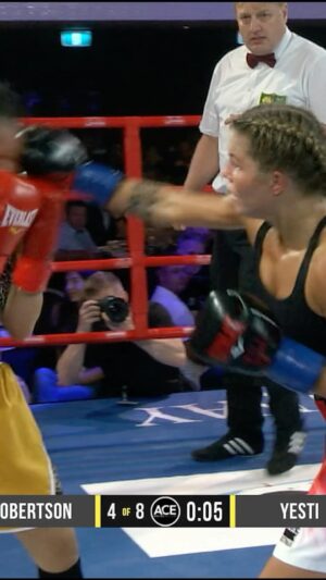 Taylah Robertson Instagram - The complete package ⚔️

With elite footwork, movement, defence and combination punching, there’s not a place a fight can go, that Taylah Robertson can’t thrive in 🔥

Taylah chases world supremacy on March 27 🏆

🎫 Fight announcement and Tickets released on Feb 20