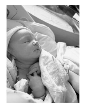 Taylor Black Instagram - 👼Look who’s here! 
On Thursday, June 20th we were blessed with the safe arrival of our second son, ✨ Beckham Livingstone Black at exactly a few seconds past midnight 🥹🥰. 
He’s an angel & we couldn’t be more in love 🩵🩵🩵
.
(Side note: how adorable is this little birthday 🥳 hat with streamers that the hospital staff put on him?! 😂😍 these little things are so precious to me!🥹)
